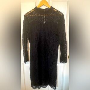 Noctflos Black Lace Party Dress